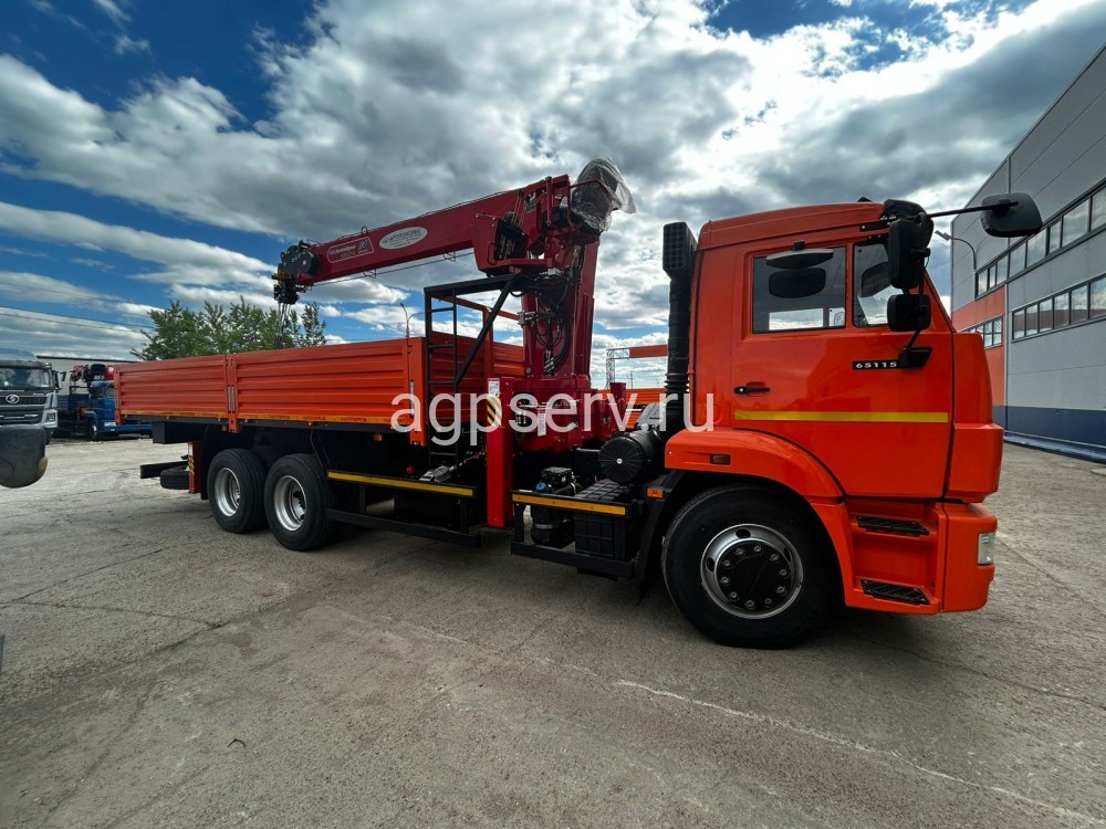 Автомобиль бортовой 6х4 на шасси КАМАЗ 65115-3932-А5 с КМУ HORYONG 216